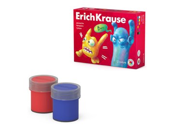 Гуашь Erich Krause Jolly Friends 61415 (12 цв)