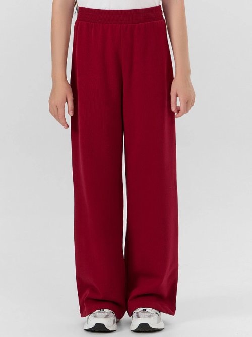 Брюки для девочек красные, фото 1 из 6