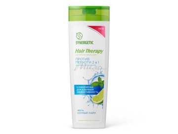 Шампунь-бальзам для волос SYNERGETIC Hair Therapy Против перхоти 2 в 1, 400 мл