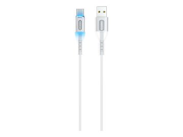 Кабель ATOMIC LEDIT USB-A - USB-C 30.369 (белый)
