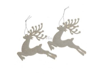 Украшение новогоднее подвесное Олень, 12 х 13 см, арт. 7012307055