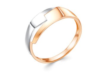 Кольцо декоративное 7 Карат, красное золото 585 проба