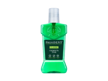 Ополаскиватель д/полости рта PRESIDENT Classic Свежесть трав 250 мл