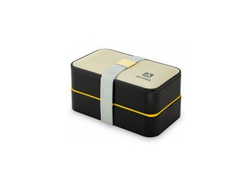 Контейнер для продуктов пластиковый arctica ( арктика ) 032-1200-bk/bg 1200 мл (черный/бежевый) Электросила
