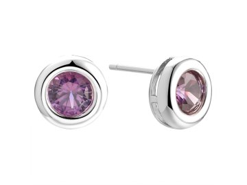 Серьги пусеты Fresh Jewelry, серебро 925 проба, вставка корунд