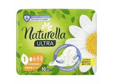 Прокладки гигиенические NATURELLA Ultra camomile normal single ароматизированные, 10 шт.