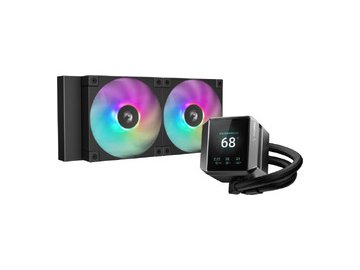 Система жидкостного охлаждения для процессора DeepCool Mystique 240 ARGB R-LX550-BKADSNC-G-1 на акции в магазинах 5 элемент