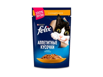 Корона акции и скидки в Борисове - Корм д/кошек Феликс курица кусочки в желе 75 г