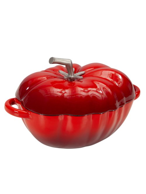 Кокот чугунный эмалированный Tomato New 0.6L, фото 8 из 14