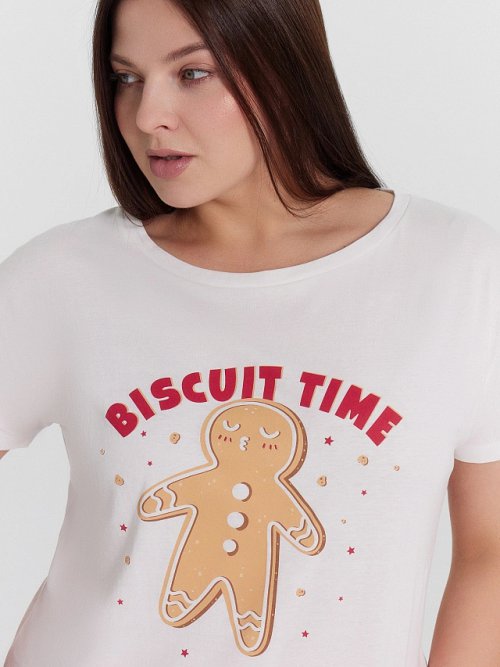 Пижама женская с принтом "biscuit time", фото 5 из 18