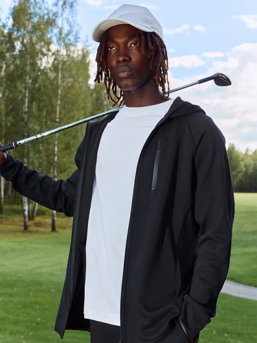 Толстовка мужская в черном цвете, фото 1 из 9