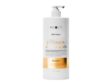 Шампунь MIXIT Collagen & Amino Acids для усиления блеска, 1л