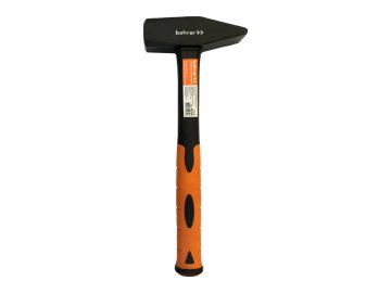 Молоток слесарный 1000г. квадратный боек, фиберглас. рукоятка Bohrer 45012100