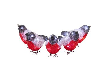 Акриловая светодиодная фигура NEON-NIGHT Семья снегирей 513-346 5 элемент