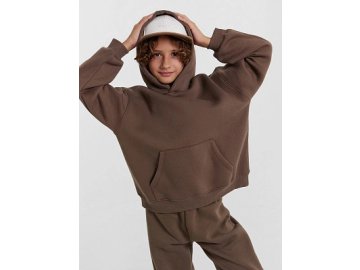 Худи для мальчиков в холодном кофейном цвете Марк Формель