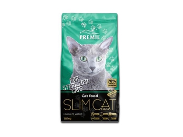 Корм PREMIL для стерилизованных кошек, Slim Cat SuperPremium, 10 кг в Молодечно Зообазар