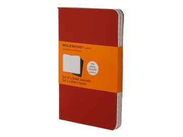 Блокнот Moleskine Cahier Journal Large CH116 (клюквенный) 3 шт