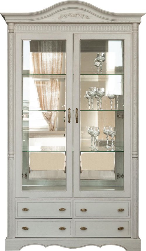 Шкаф с витриной 2д «Паола» БМ2.671.0.06(2114), фото 3 из 3