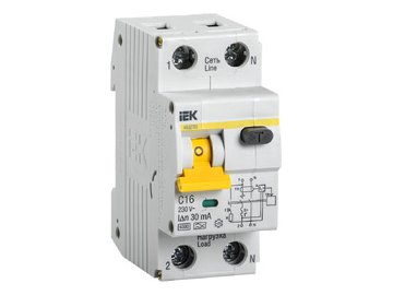 Дифференциальный автомат IEK АВДТ 32 C16 MAD22-5-016-C-30