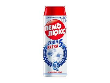 Порошок чистящий ПЕМОЛЮКС Сода 5 Extra Ослепительно-белый, 480 г
