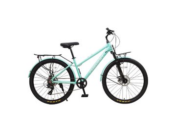 Двухколесный велосипед Favorit ALICE-26MDA р.15 ALC26MD15SK-AL (бирюзовый)