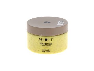 Скраб -бальзам для тела MIXIT соляной с ароматом лимонного пирога, 300 г