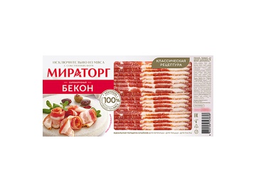 Бекон Мираторг с/к 500 г ООО «Мираторг-Курск» в Пинске Санта