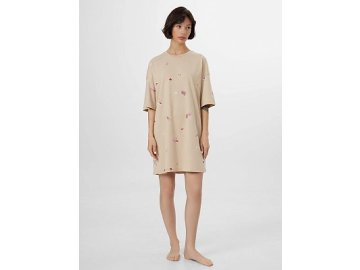 Сорочка ночная женская с печатью