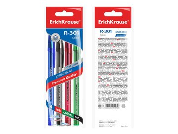 Набор гелевых ручек Erich Krause Gel Stick Original R-301 45157 (4 шт)