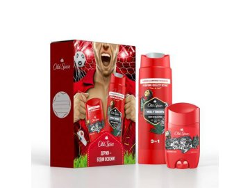 Подарочный Набор OLD SPICE Твердый дезодорант 50 мл + Гель для душа Wolfthorn, 250 мл