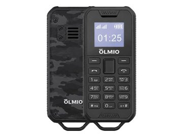 Кнопочный телефон Olmio A04 (черный)