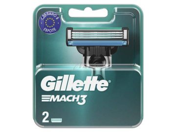 Кассета для бритвы GILLETTE Mach3, 2 шт