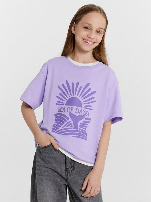 ФУТБОЛКА ДЛЯ ДЕВОЧЕК, фото 1 из 6