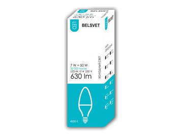 Светодиодная лампа Belsvet LED-M C37 7W 4000 К E14