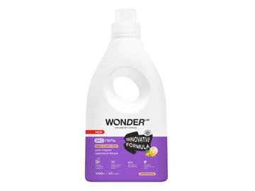 Экогель для стирки цветного белья WONDER LAB пудра и иланг-иланг 1 л