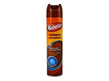 Полироль для мебели Мебелюкс (Mebelux) с антистатиком 300 см3