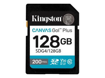 Карта памяти Kingston Canvas Go! Plus SDXC 128GB SDG4/128GB