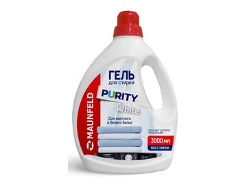 Гель для стирки MAUNFELD Purity White MWL3000PW 3 л