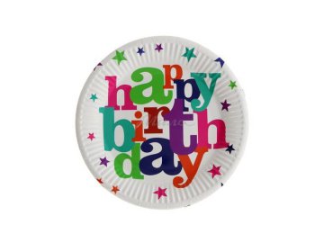 Набор бумажных тарелок Happy Birthday, 10 шт, арт. 7012305729