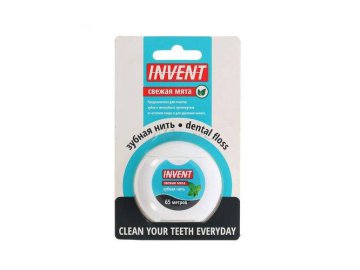 Нить зубная INVENT Свежая Мята, 50 м