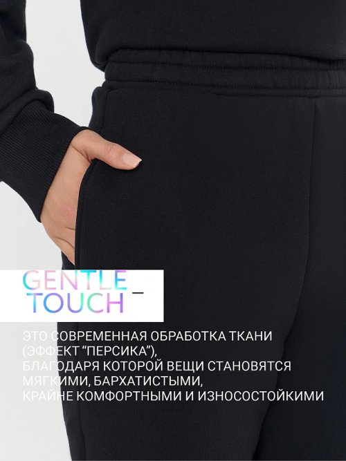 Теплый комплект женский черный с начесом, фото 2 из 48