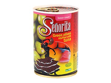 Оливки Senorita фаршированные тунцом 280 г
