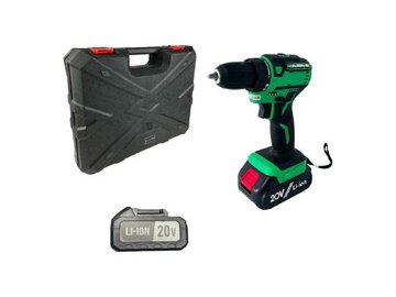 Дрель-шуруповерт Zitrek Greenpower 20 Pro SET 1 063-4061 (с 2-мя АКБ, кейс)