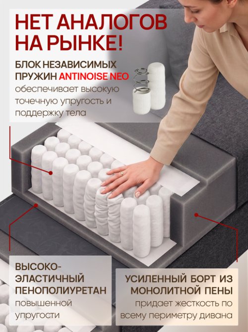 Диван-кровать Орегон (Независимый пружинный блок), фото 11 из 51