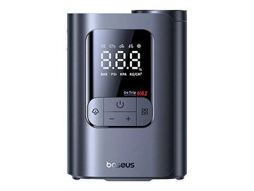 Автомобильный компрессор Baseus GoTrip VA1 Super Mini Wireless Inflator 19-Cylinder Cosmic Black C0119501