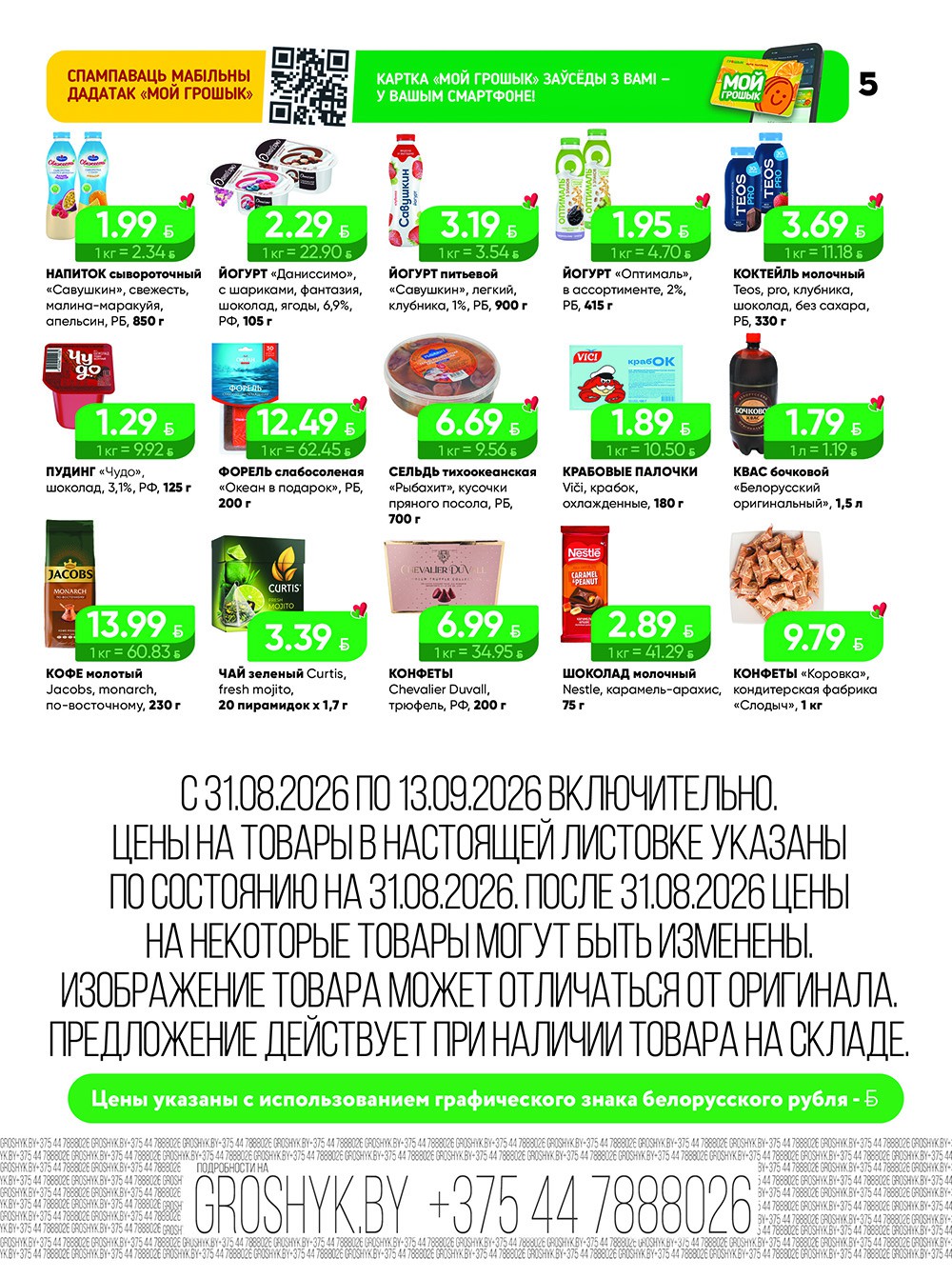 Акция &laquo;Акционная листовка&raquo; в Грошике (Грошыке) Лунинец - страница 5