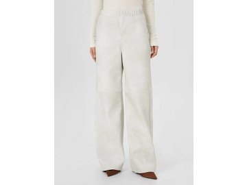 Брюки женские белые из экокожи