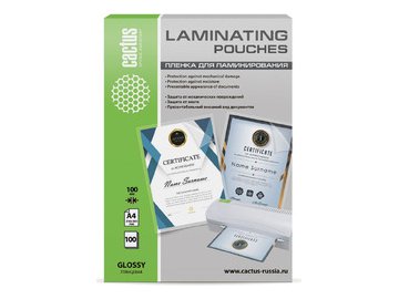 Пленка для ламинирования Cactus CS-LPGA4100100 5 элемент