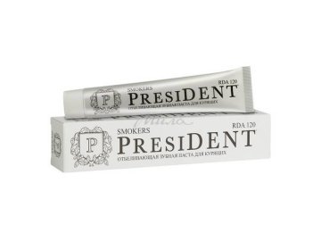 Зубная паста PRESIDENT Smokers RDA 120, 75 г