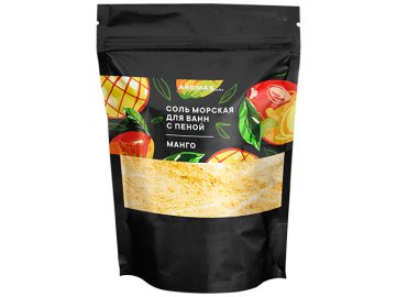 Соль морская для ванн с пеной "Манго", 1200 гр